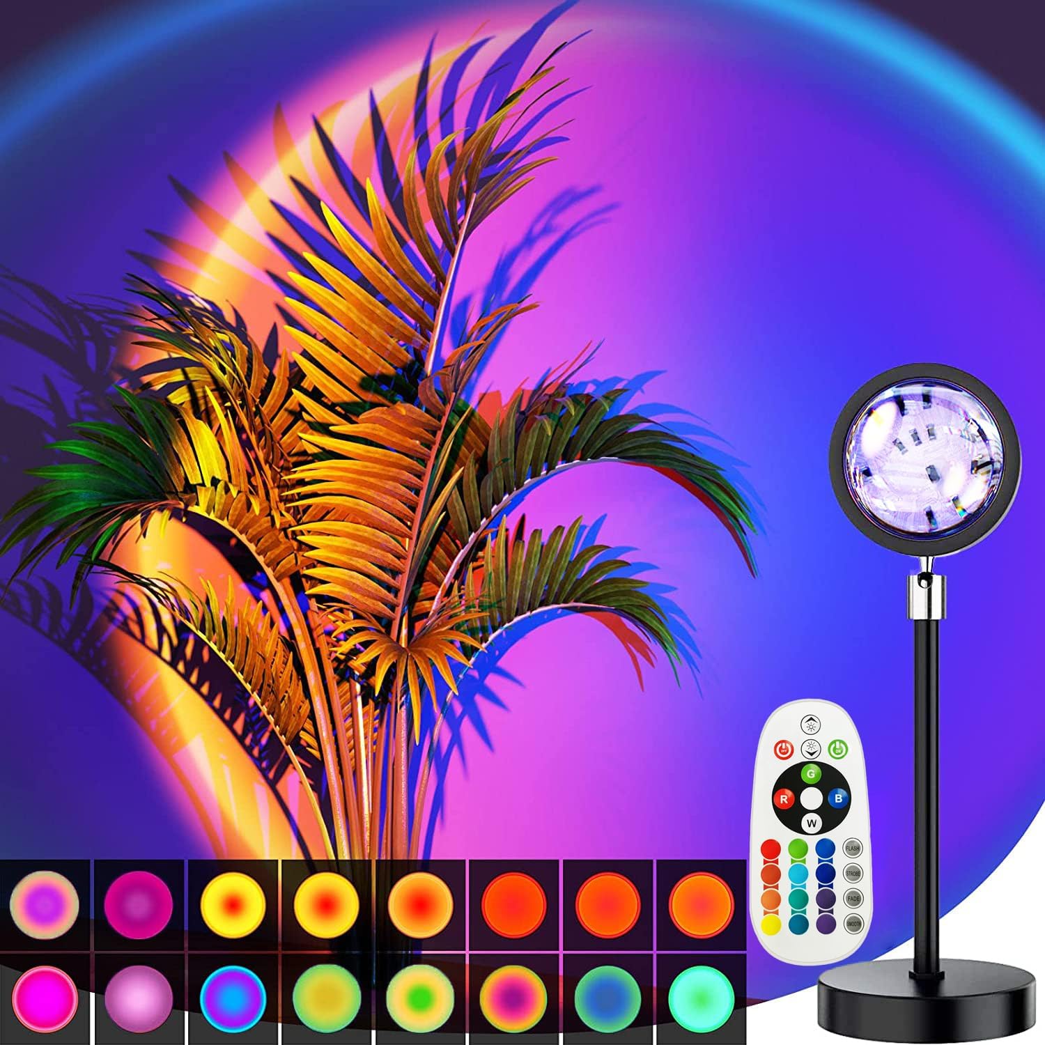 Planetarium Projector Home - สมาร์ทบลูทูธ USB Sunset โปรเจคเตอร์โคมไฟ App ควบคุม