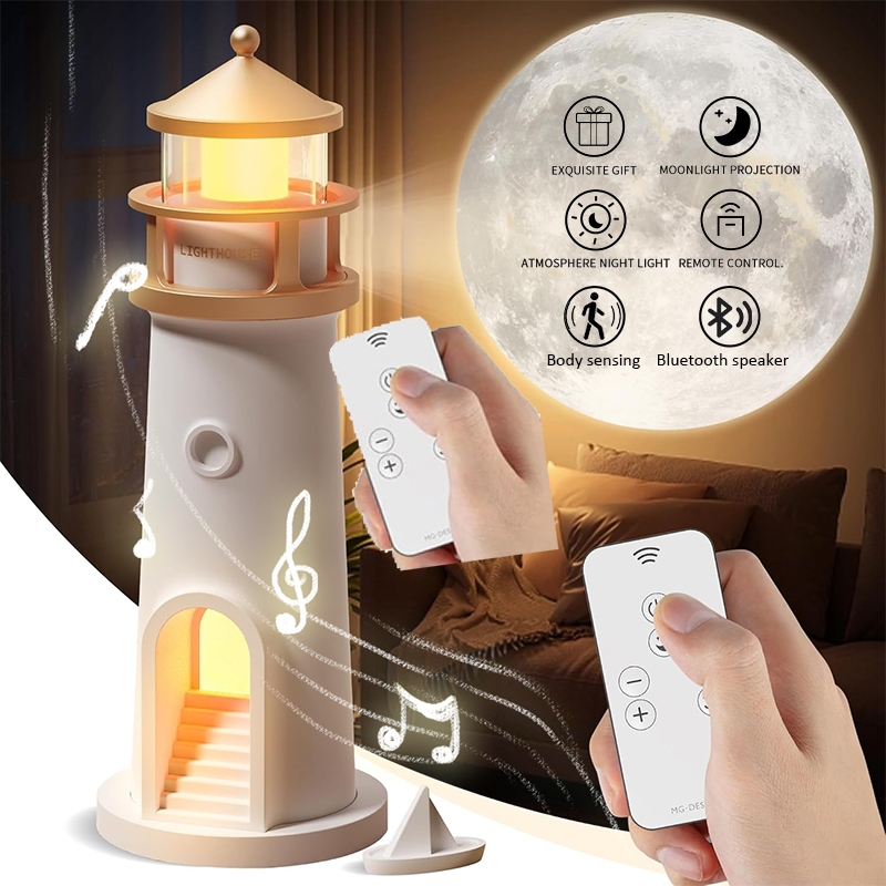 Planetarium Projector Home - ประภาคาร Ambient Light Moon Projection Night