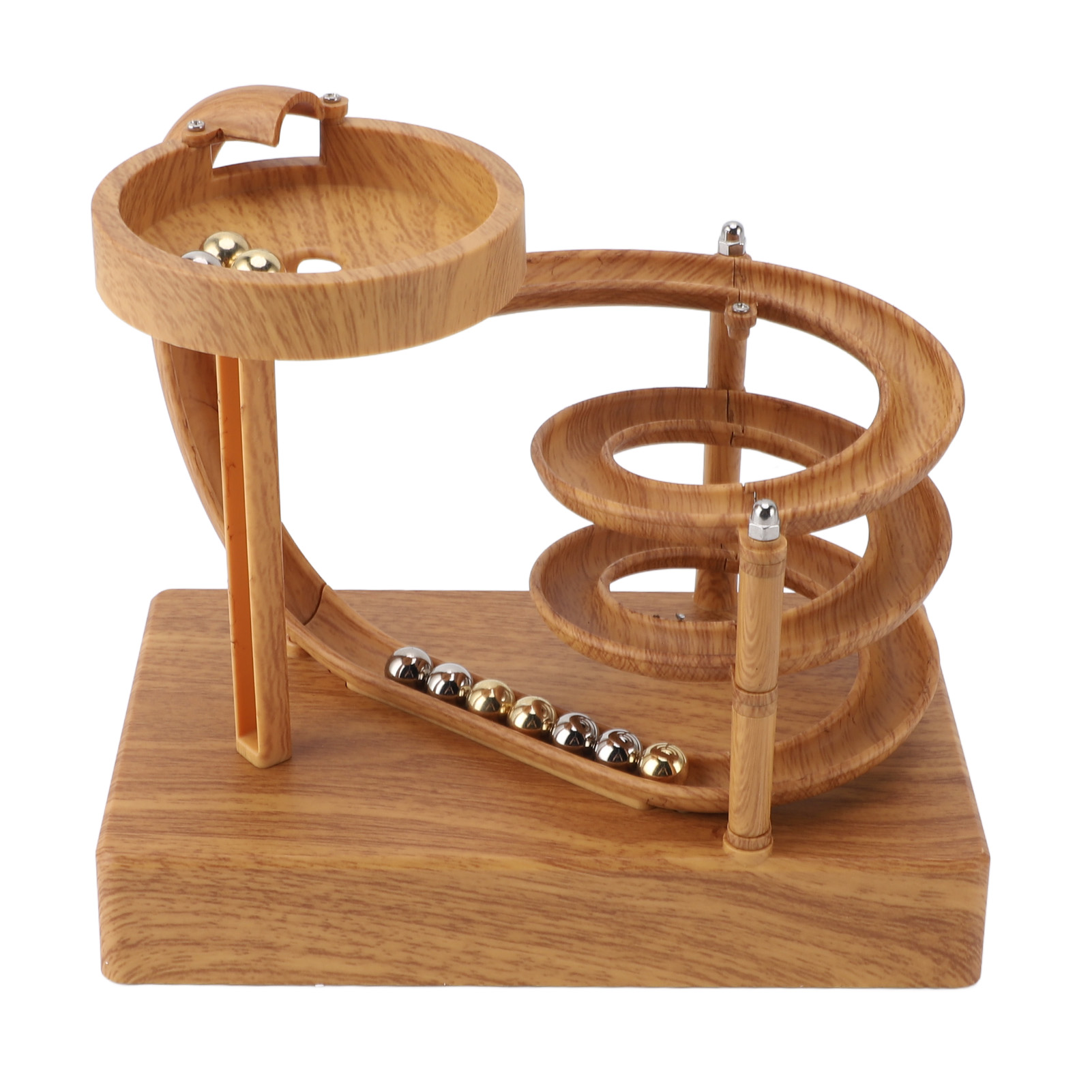 Newton Cradle Large - เครื่องเคลื่อนไหวถาวรแบบกลิ้ง งานศิลปะประณีต เครื่องประดับตกแต่งแบบเคลื่อนไหวถาวร ผ่อนคลายสำหรับการเล่น
