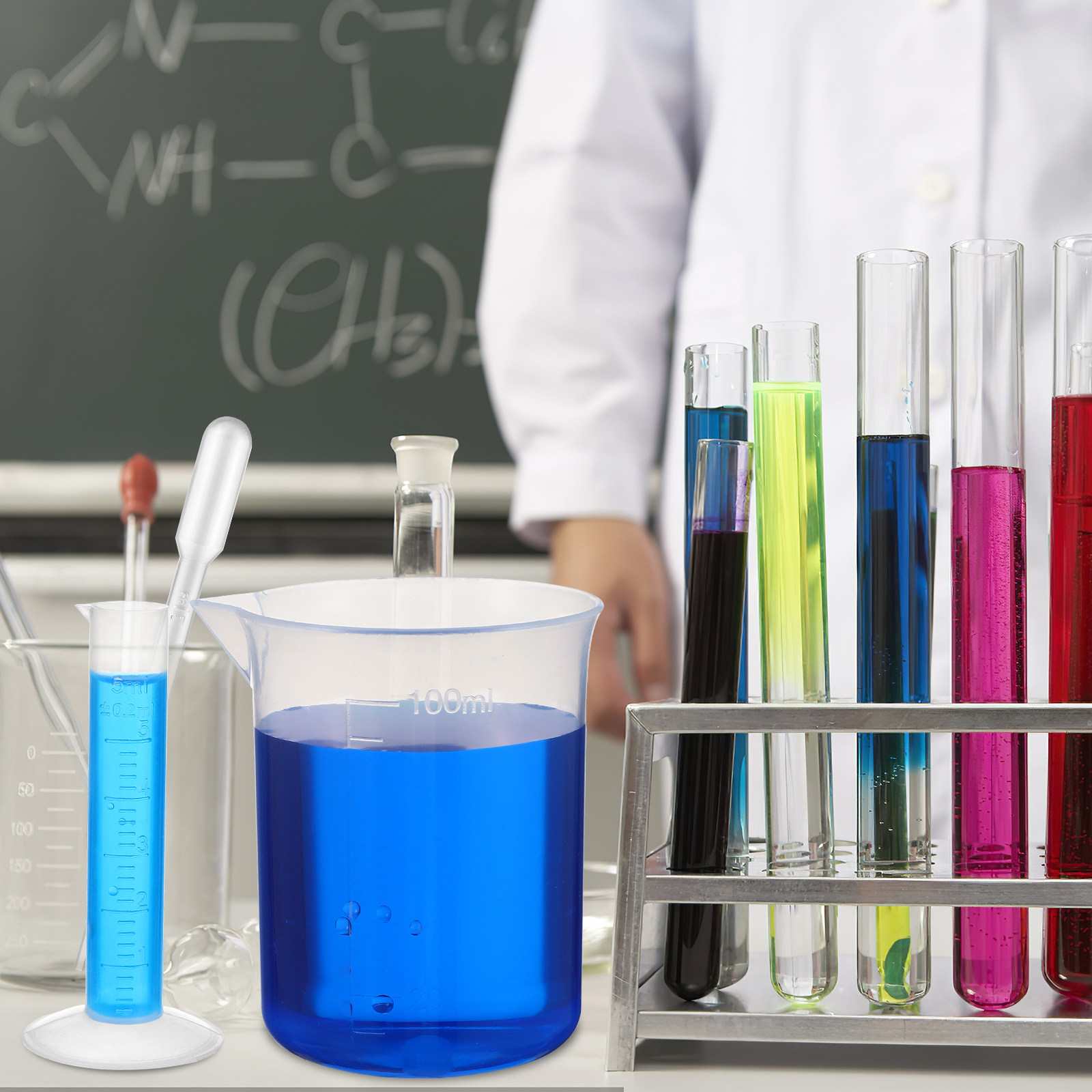 1 ชุด ชุดกระบอกตวงพลาสติก บีกเ - Science Experiment บทวิจารณ์และราคา