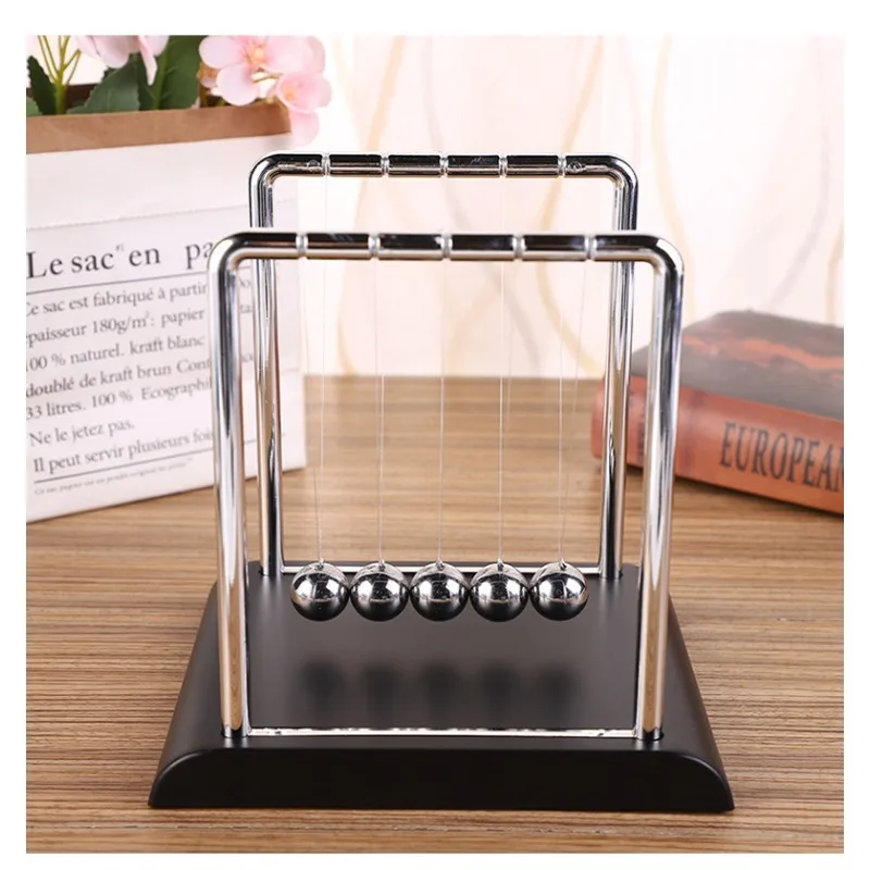 ของตกแต่งโต๊ะทำงานแบบลูกเหล็กก - Newton Cradle Large บทวิจารณ์และราคา