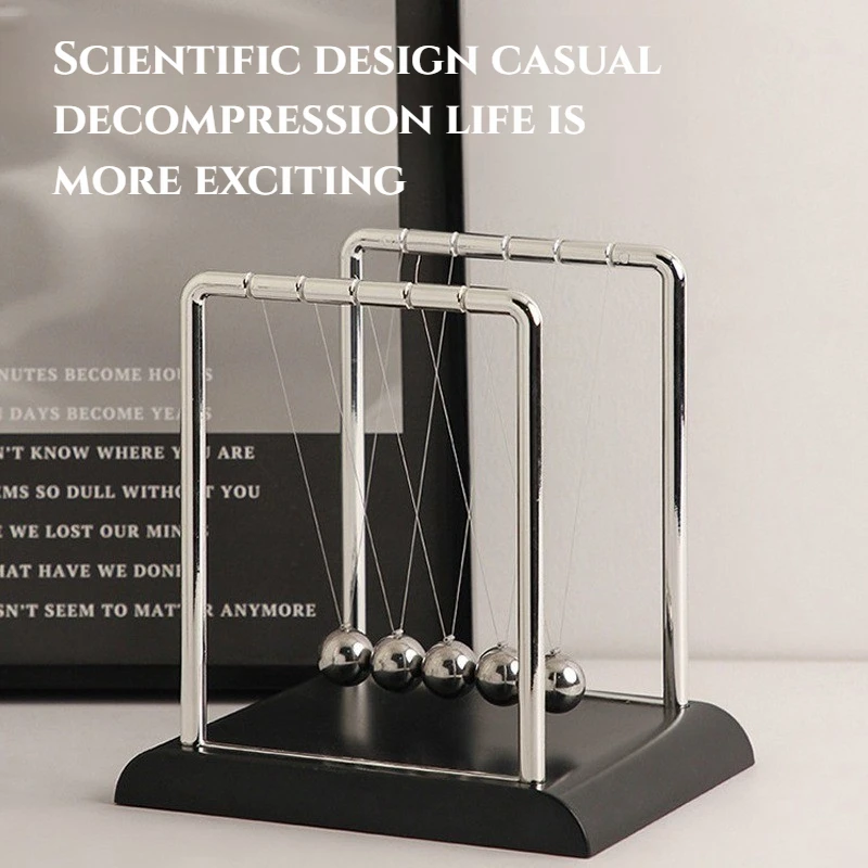 ของตกแต่งโต๊ะทำงานแบบลูกเหล็กก - Newton Cradle Large บทวิจารณ์และราคา