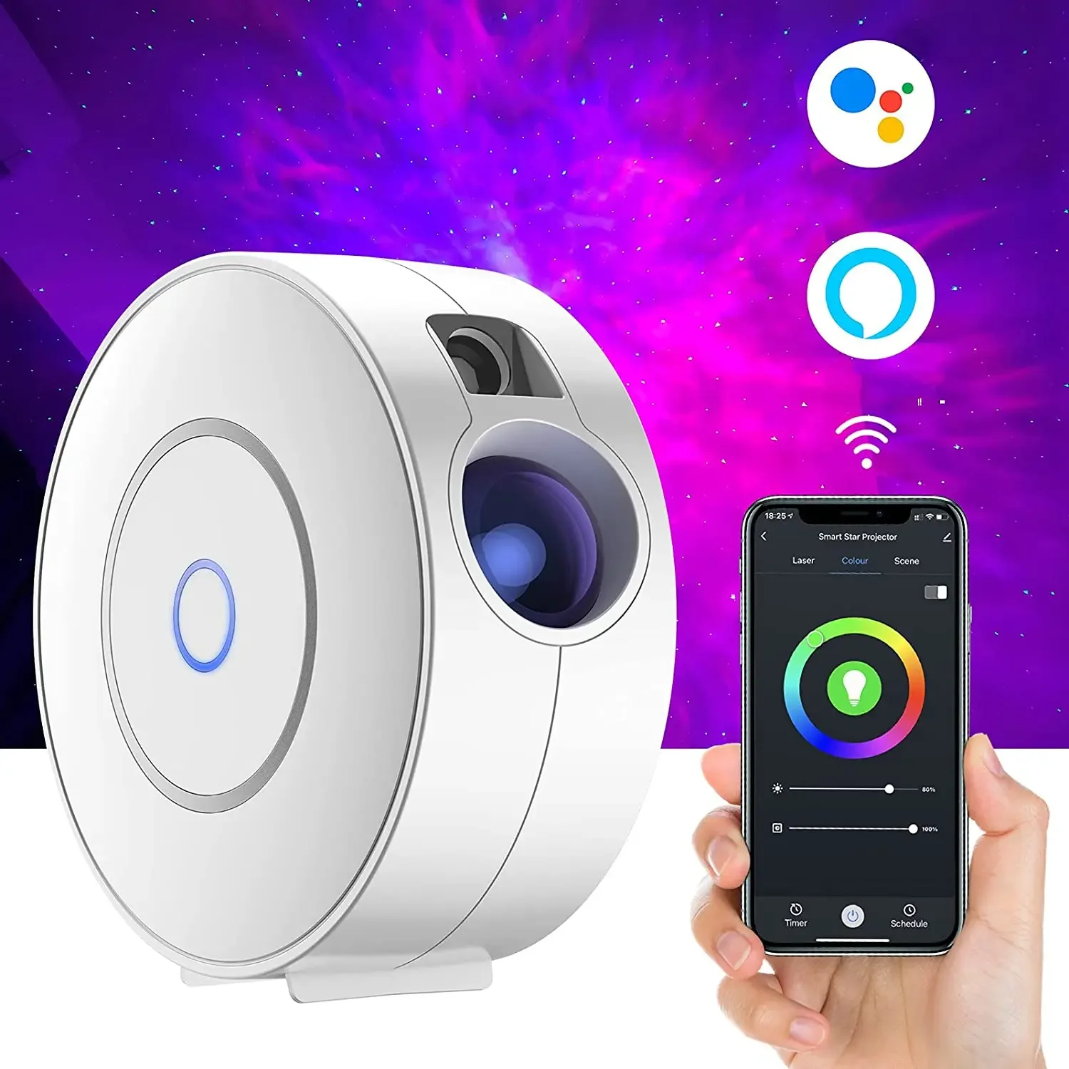 Tuya WiFi อัจฉริยะ Aurora Gala - Planetarium Projector Home บทวิจารณ์และราคา