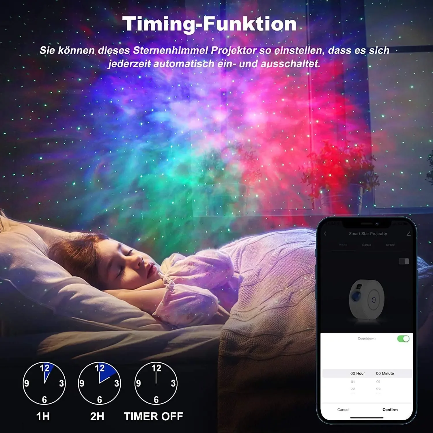 Tuya WiFi อัจฉริยะ Aurora Gala - Planetarium Projector Home บทวิจารณ์และราคา
