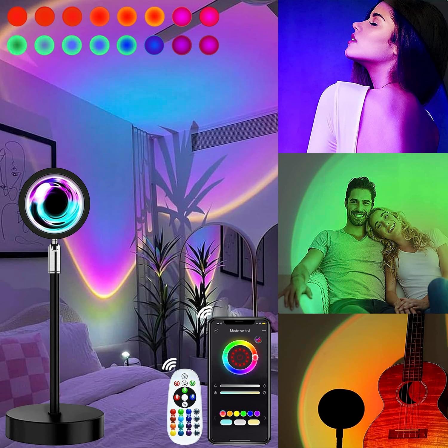 สมาร์ทบลูทูธ USB Sunset โปรเจค - Planetarium Projector Home บทวิจารณ์และราคา