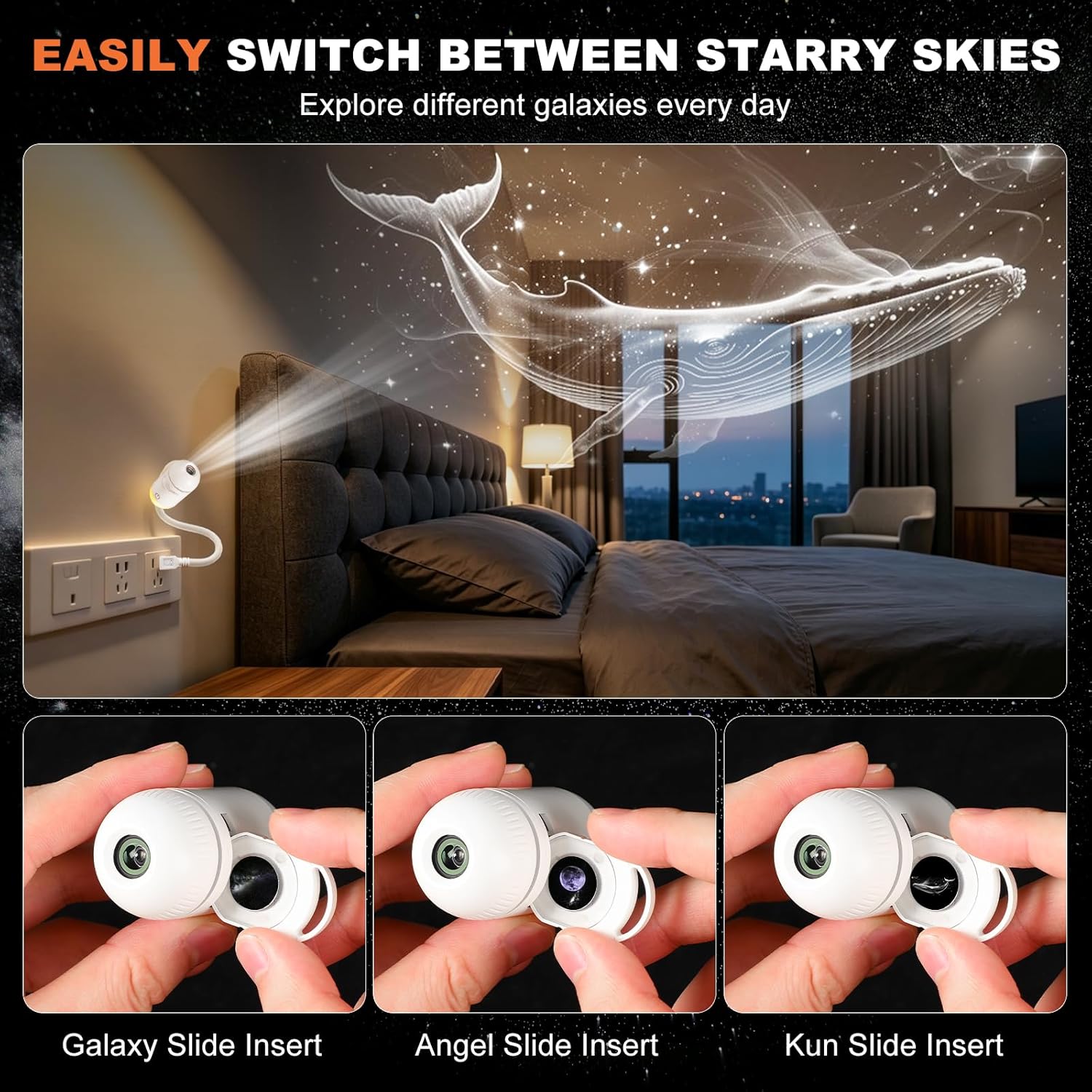 โปรเจคเตอร์กาแล็กซี่ ไฟกลางคืน - Planetarium Projector Home บทวิจารณ์และราคา