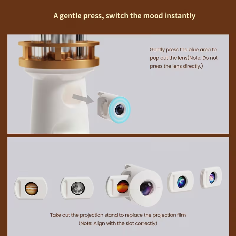 โปรเจคเตอร์กาแล็กซี่ 5 in 1 พร - Planetarium Projector Home บทวิจารณ์และราคา