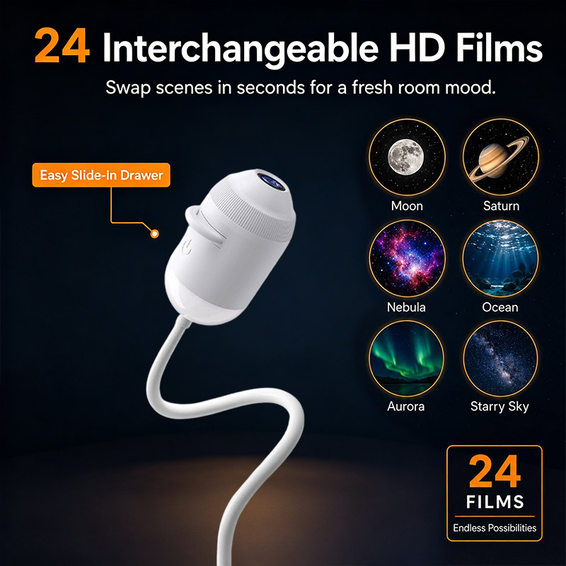 สมาร์ทกาแล็กซี่ สตาร์รี่ สกายโ - Planetarium Projector Home บทวิจารณ์และราคา