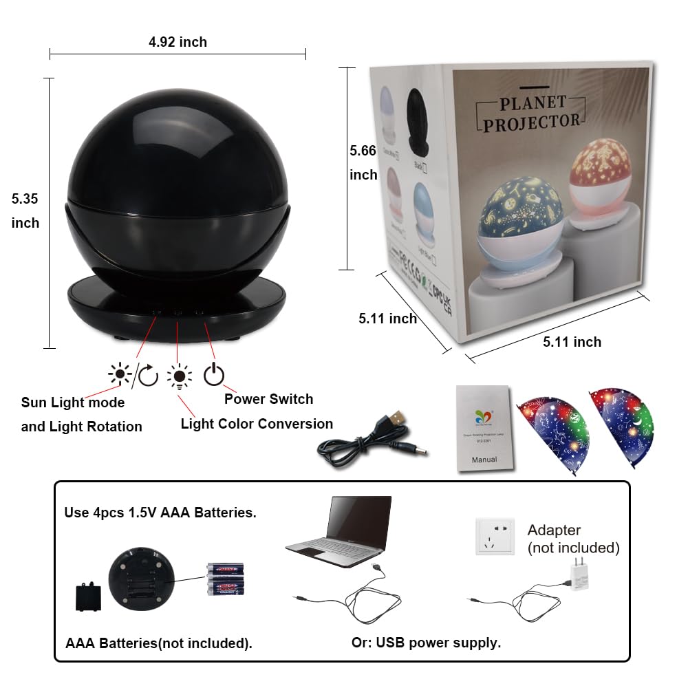ไฟกลางคืนสำหรับเด็ก ตกแต่งห้อง - Planetarium Projector Home บทวิจารณ์และราคา
